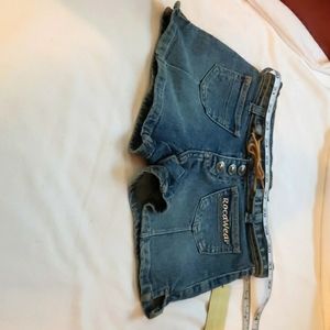 Petite Women's / Misses Denim short shorts, Rocawear, Size 6
